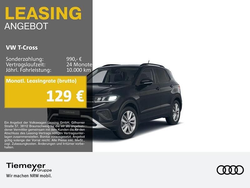 Gebraucht VW T-Cross Goal 95 PS (69 kW) 2025 Schwarz SUV