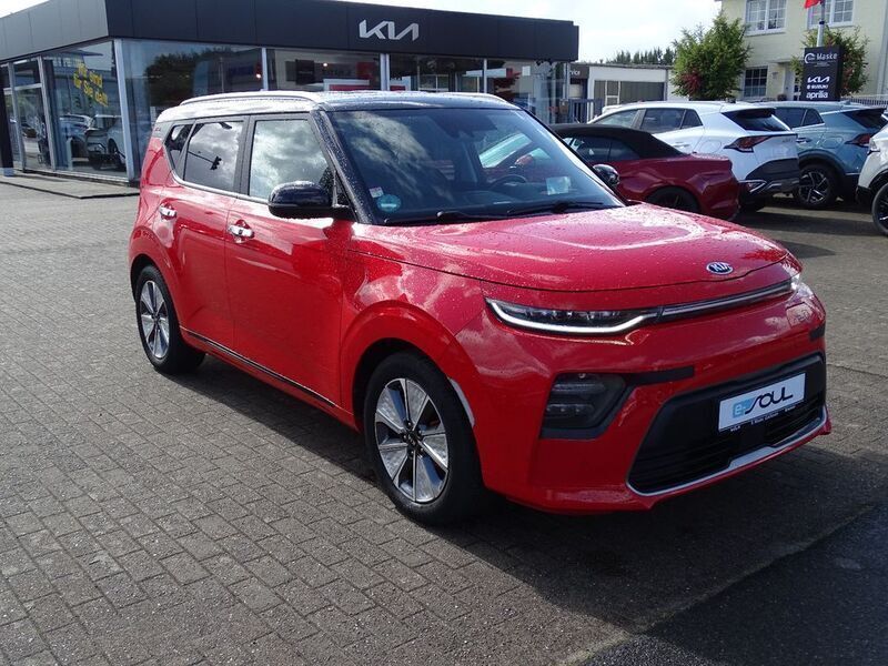 Rot Gebraucht 2019 Kia Soul EV Spirit SUV | 17.490 € (Fairer Preis) - Bild 1/4