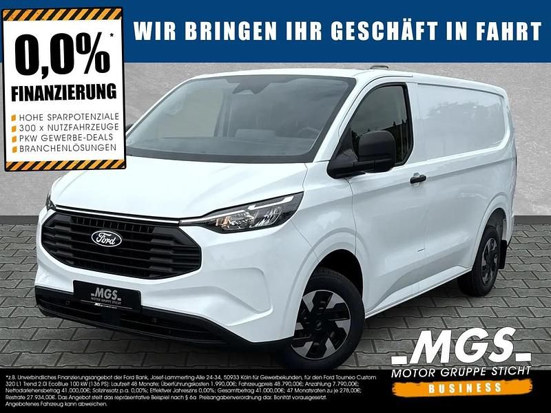 Frozen white Neu 2025 Ford Transit Custom Trend Limousine | 35.938 € (Superpreis) - Bild 1/4