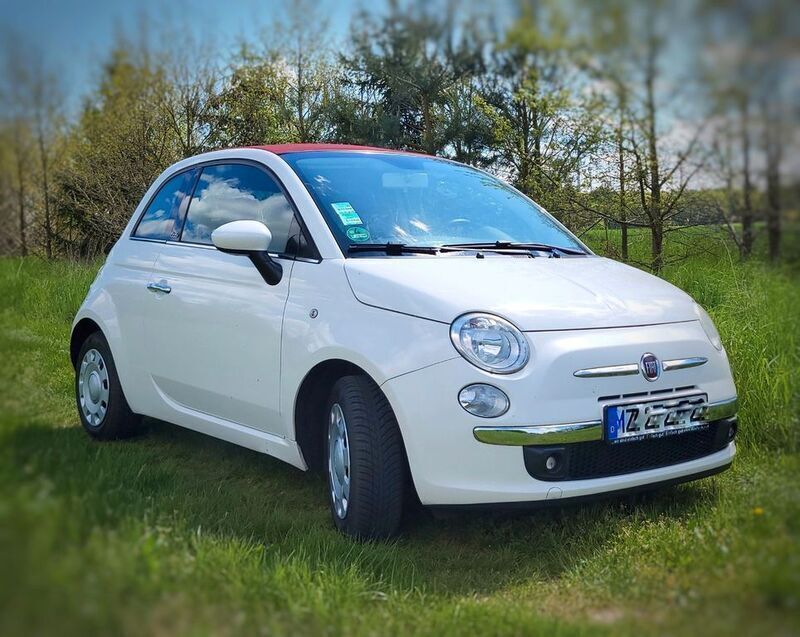 Weiß Gebraucht 2011 Fiat 500C Pop Cabrio | 5.200 € (Guter Preis) - Bild 1/4