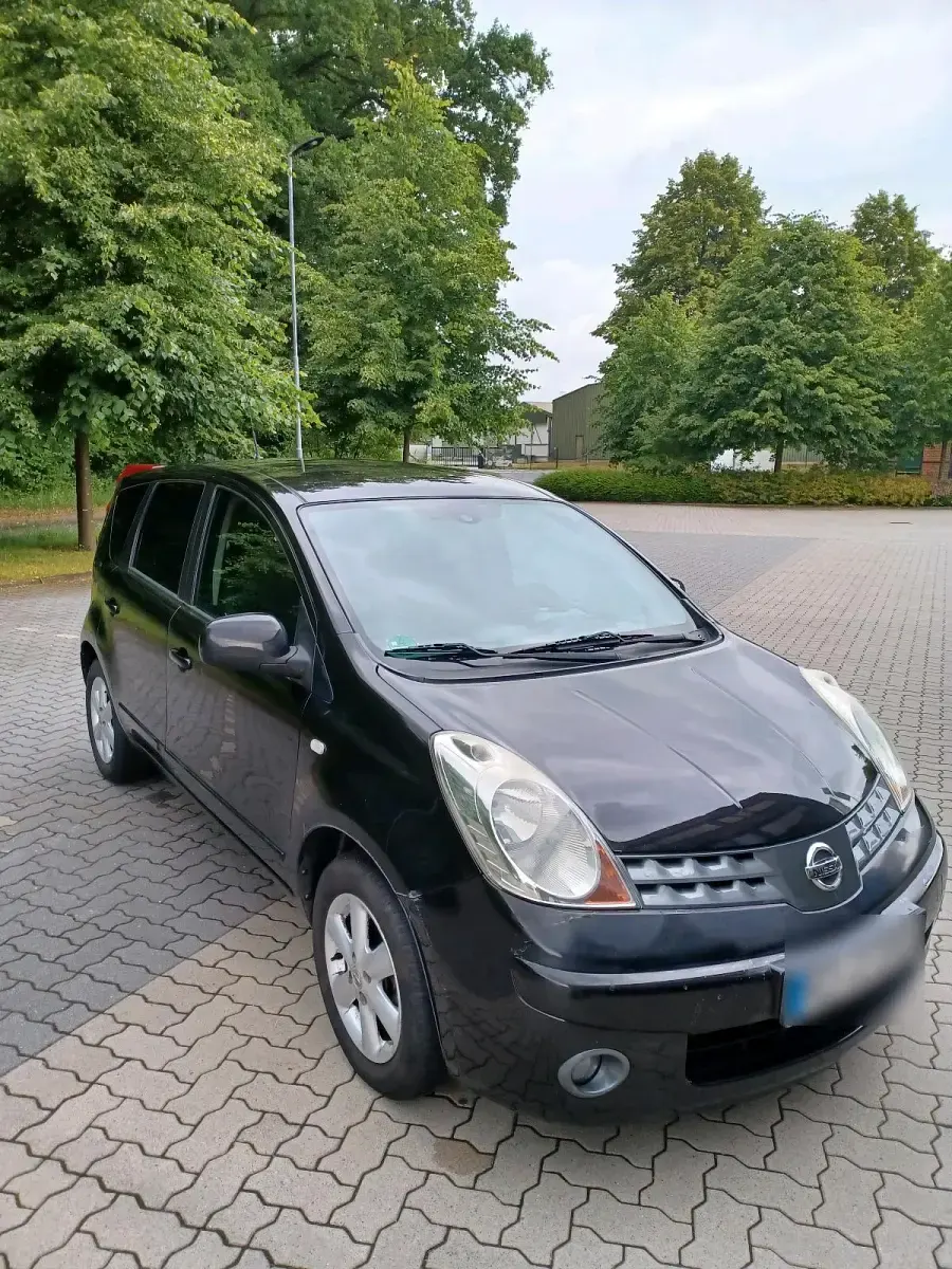 Gebraucht Nissan Note 88 PS (64 kW) 2008 Schwarz Kleinwagen