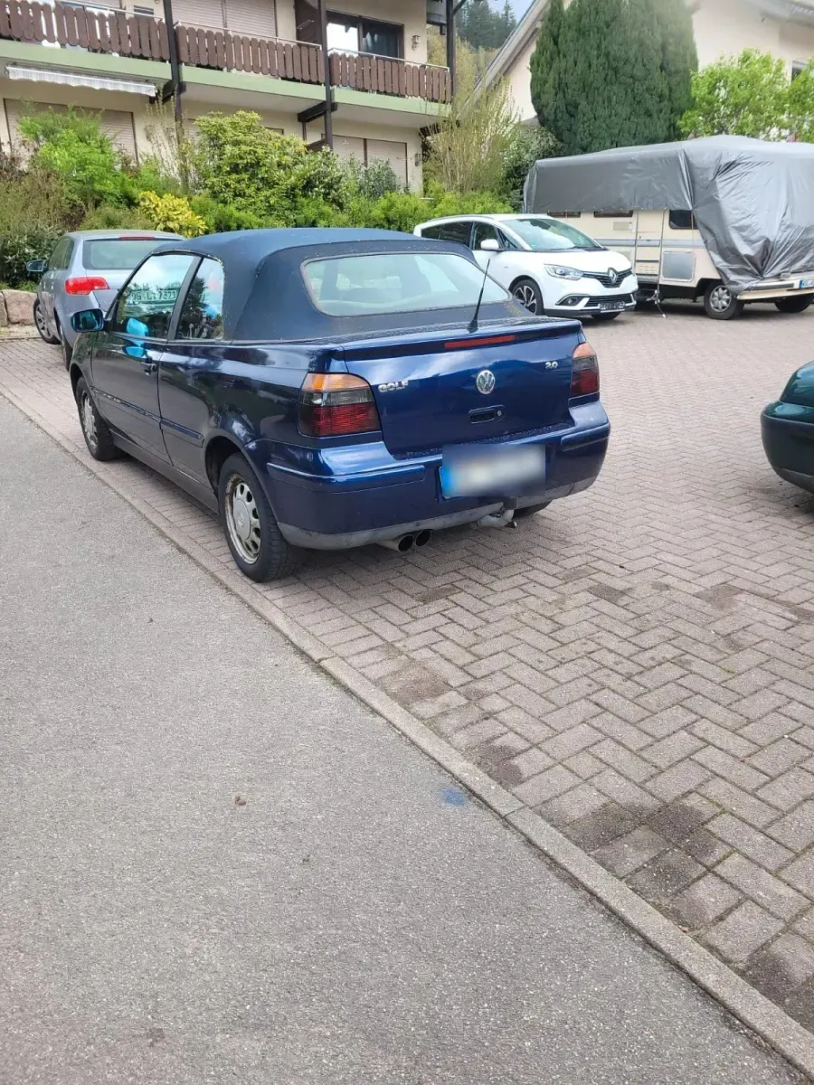 Gebraucht VW Golf Cabriolet 101 PS (74 kW) 1998 Blau Cabrio