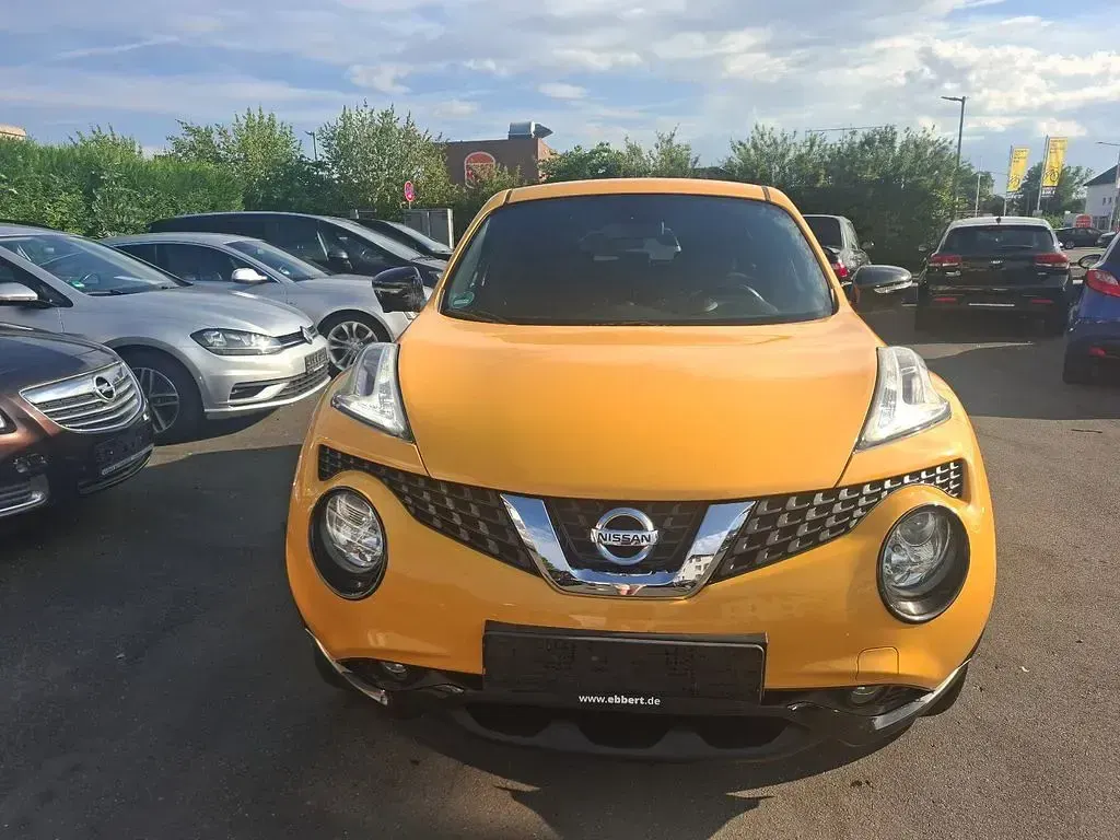 Gebraucht Nissan Juke Tekna 110 PS (80 kW) 2015 Gelb SUV