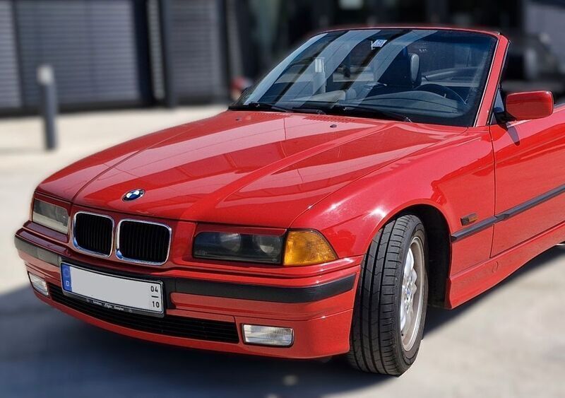Rot Gebraucht 1996 BMW 318 Cabriolet M Sport Cabrio | 7.500 € (Fairer Preis) - Bild 1/4