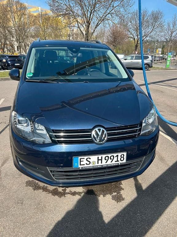Gebraucht VW Sharan Cup 200 PS (147 kW) 2015 Blau Van / Kleinbus