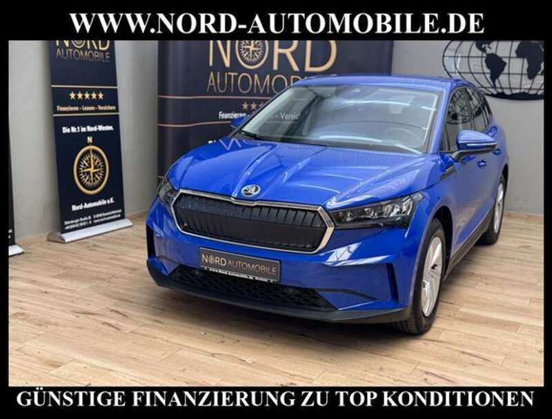 Blau Gebraucht 2022 Skoda Enyaq iV SUV | 20.800 € (Superpreis) - Bild 1/3