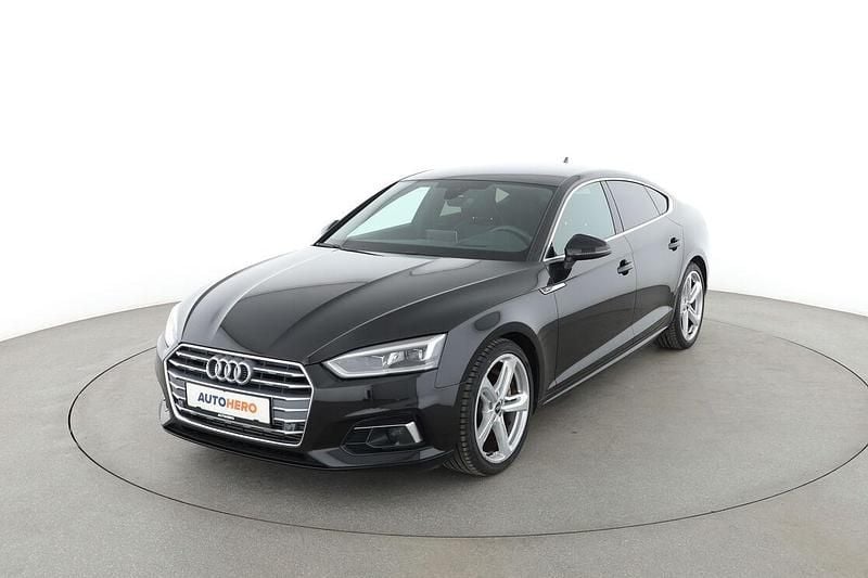 Schwarz Gebraucht 2018 Audi A5 Sportback Sport Kleinwagen | 30.290 € (Fairer Preis) - Bild 1/3