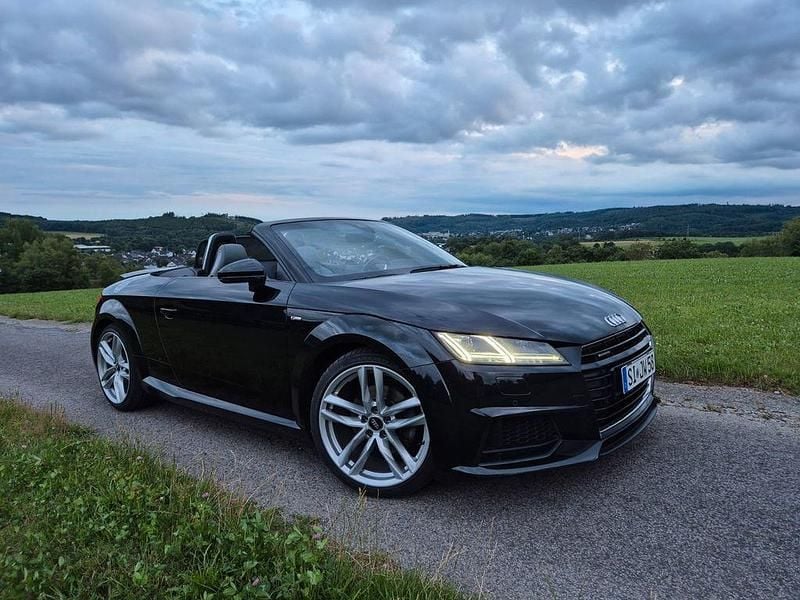 Schwarz Gebraucht 2015 Audi TT Roadster S-Line Cabrio | 18.500 € (Guter Preis) - Bild 1/4