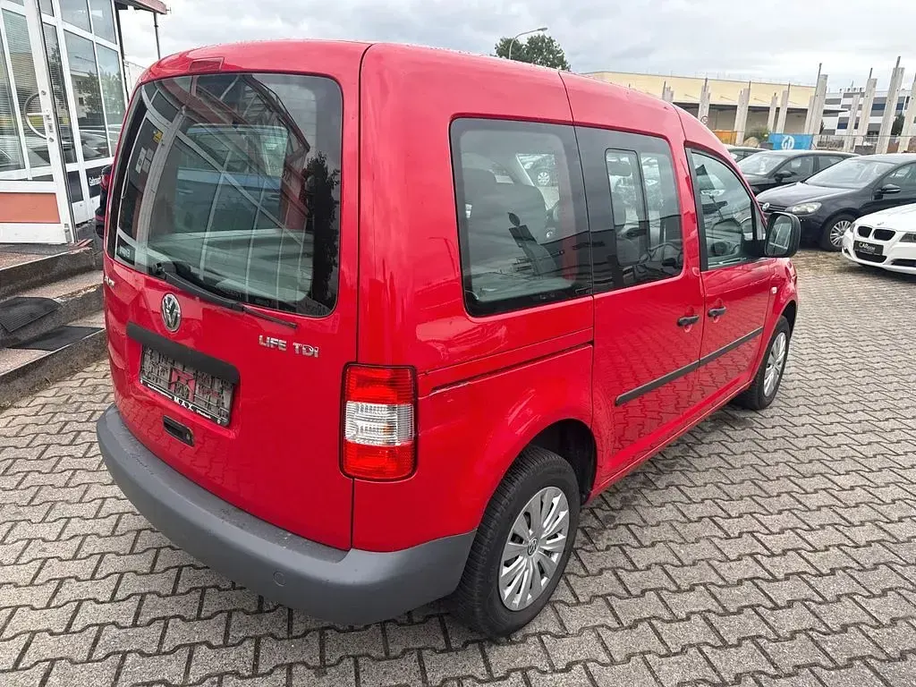 Gebraucht VW Caddy Life 105 PS (77 kW) 2009 Rot Van / Kleinbus