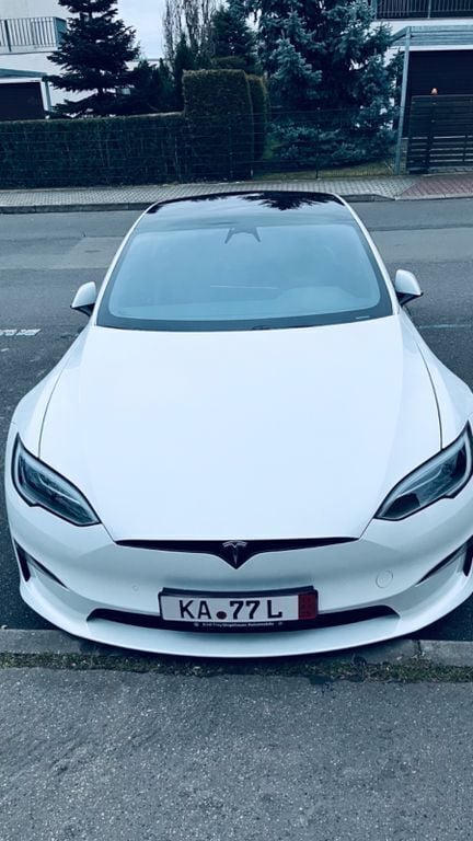 Weiß Gebraucht 2023 Tesla Model S Limousine | 79.900 € - Bild 1/4