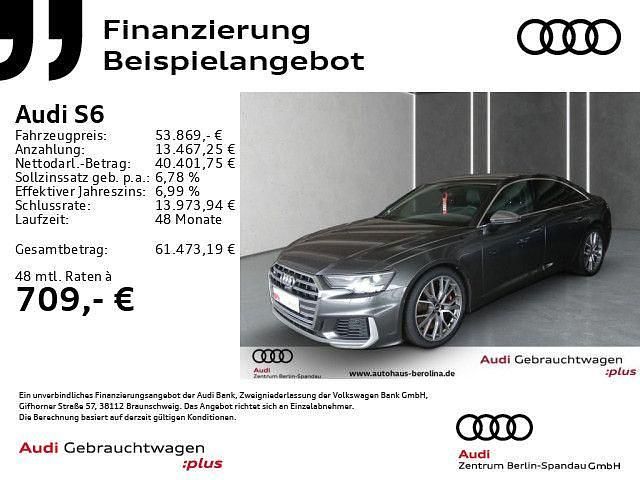 Daytonagrau perleffekt Gebraucht 2023 Audi S6 Ambiente Limousine | 53.869 € (Superpreis) - Bild 1/4