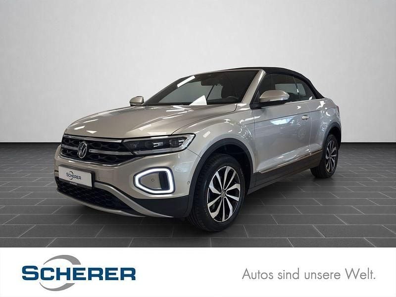 Silber Gebraucht 2022 VW T-Roc Cabriolet Style Cabrio | 26.800 € (Guter Preis) - Bild 1/4