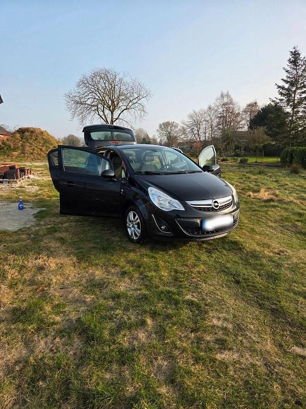 Gebraucht Opel Corsa 69 PS (50 kW) 2012 Schwarz Kleinwagen