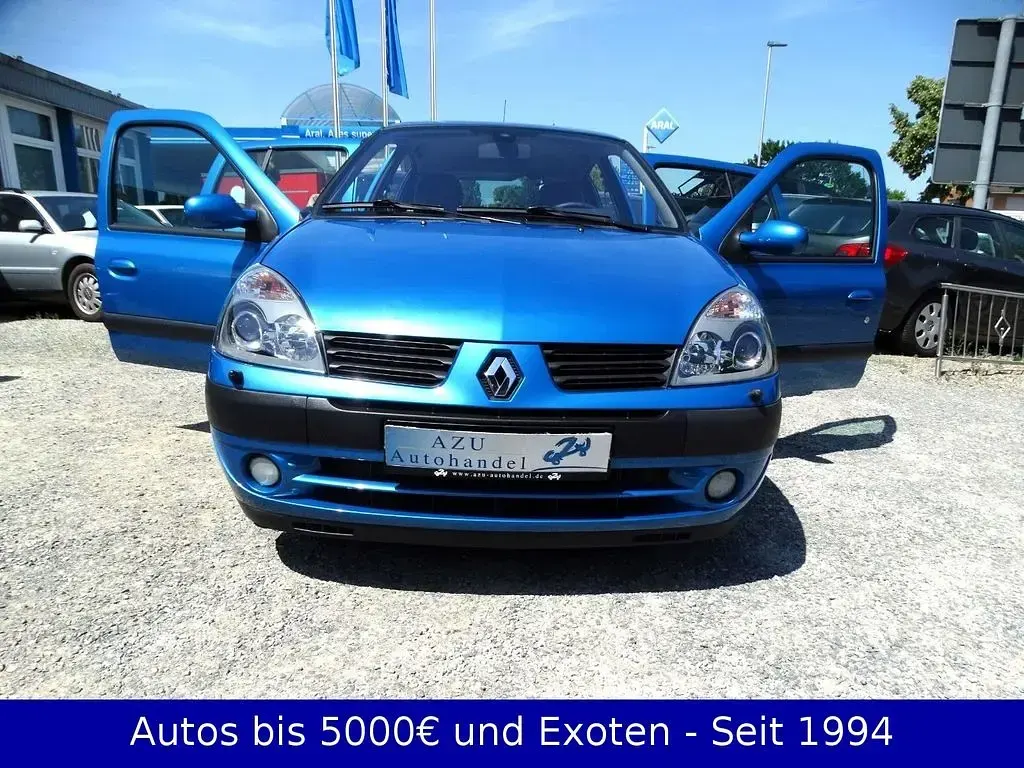 Gebraucht Renault Clio II 75 PS (55 kW) 2003 Blau Limousine