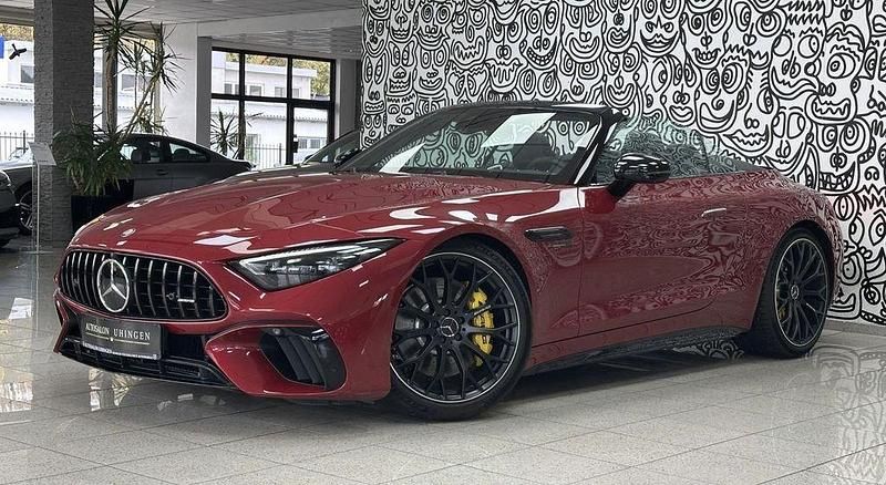 Designo patagonienrot bright Gebraucht 2023 Mercedes SL63 AMG AMG Cabrio | 134.800 € (Superpreis) - Bild 1/3