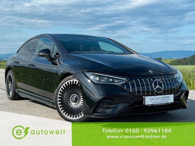 Obsidianschwarz met... Gebraucht 2022 Mercedes EQE AMG 43 Premium Plus Limousine | 56.270 € (Fairer Preis) - Bild 1/4