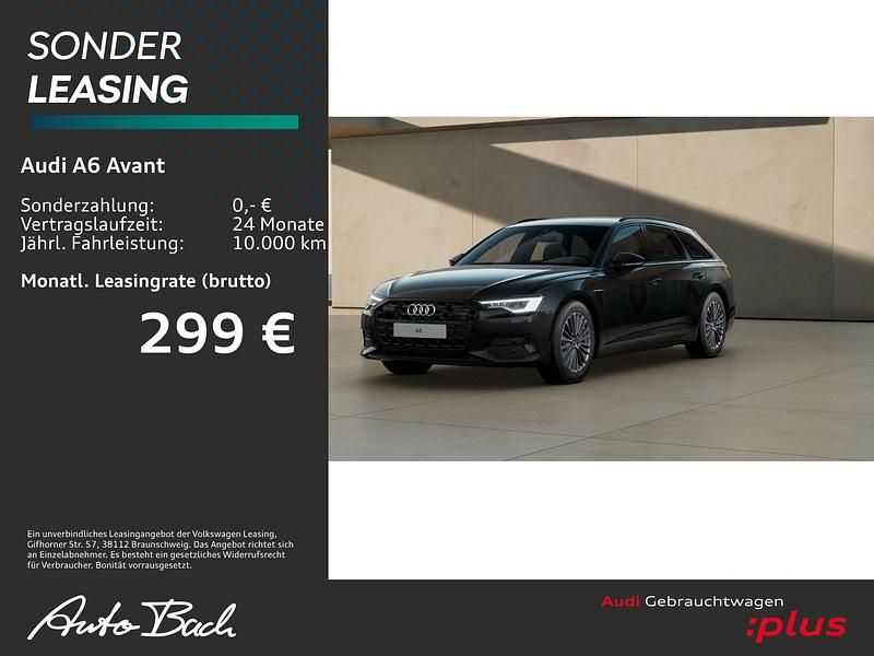 Mythosschwarz metallic Gebraucht 2025 Audi A6 Advanced Plus Kombi | 48.970 € (Fairer Preis) - Bild 1/3