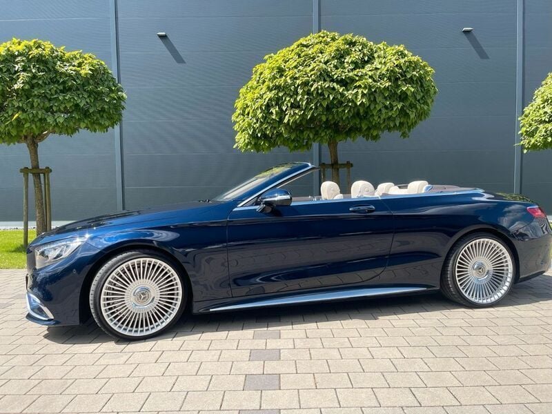 Blau Gebraucht 2018 Mercedes S63 AMG AMG Cabrio | 139.250 € - Bild 1/4