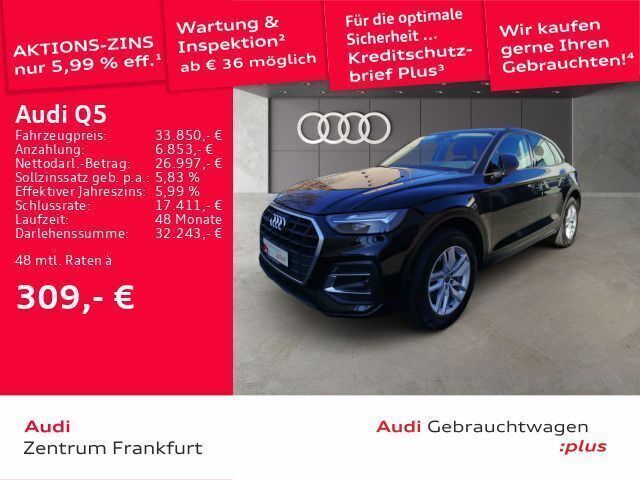 Mythosschwarz metallic Gebraucht 2021 Audi Q5 Performance SUV | 33.960 € (Superpreis) - Bild 1/2