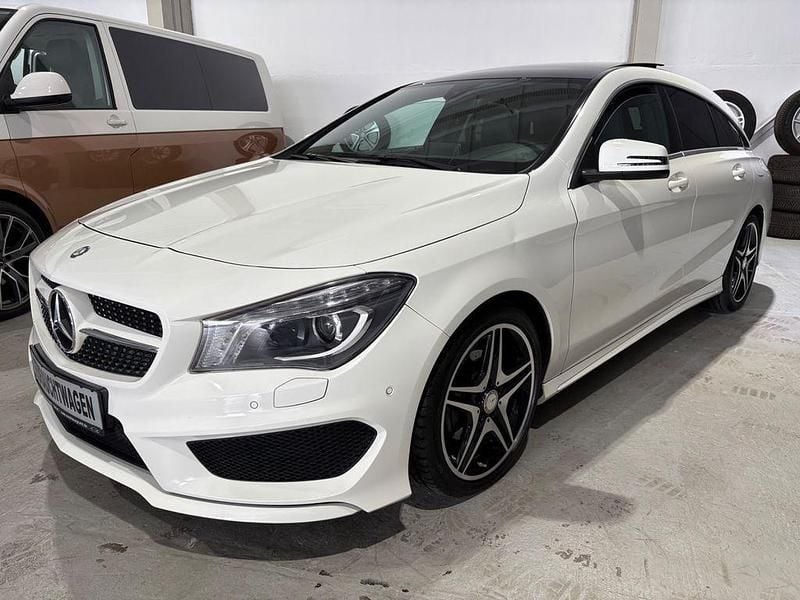 Weiß Gebraucht 2016 Mercedes CLA180 Shooting Brake AMG line Kombi | 16.900 € (Fairer Preis) - Bild 1/4
