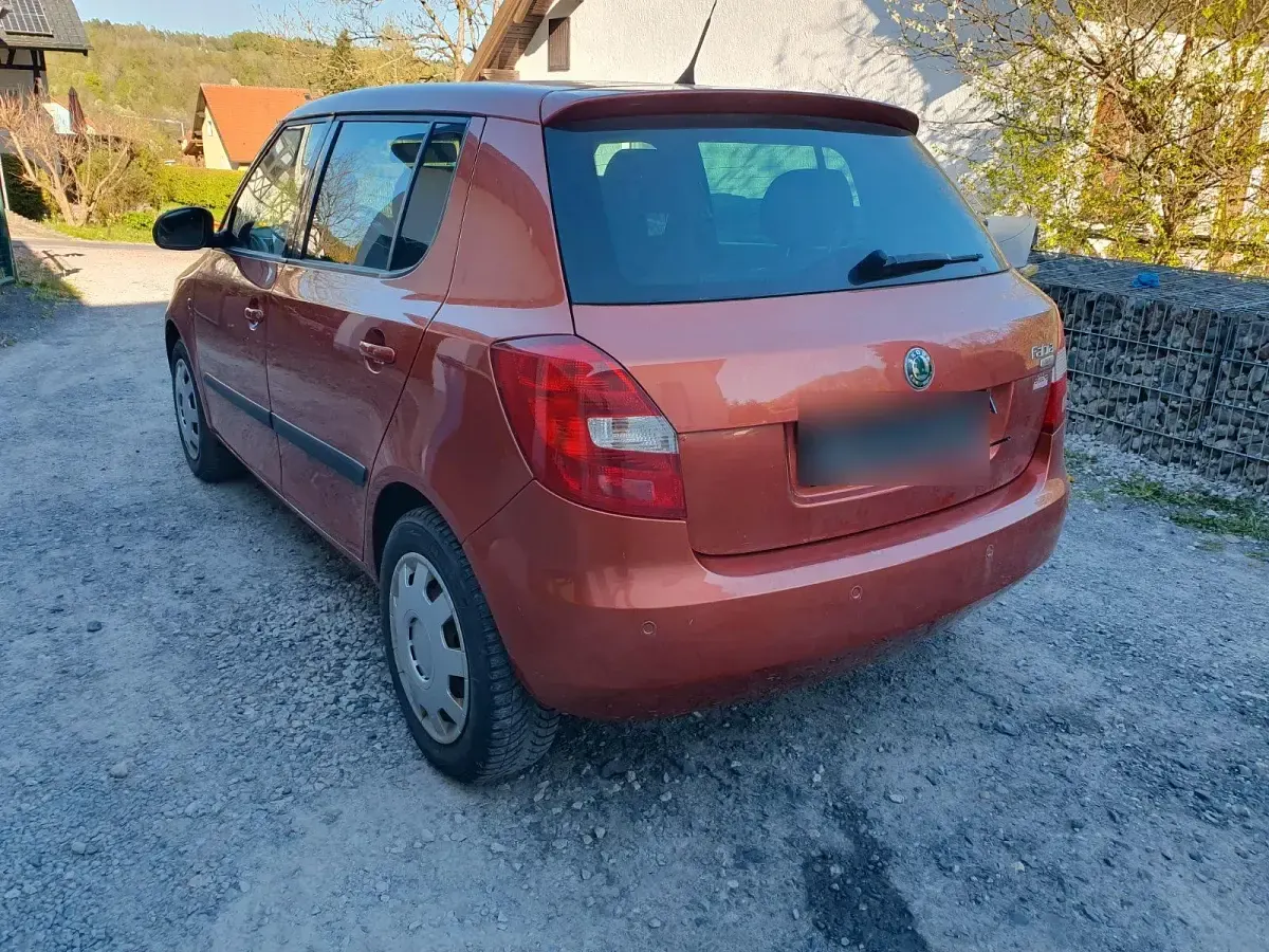 Gebraucht Skoda Fabia 86 PS (63 kW) 2009 Orange Kleinwagen