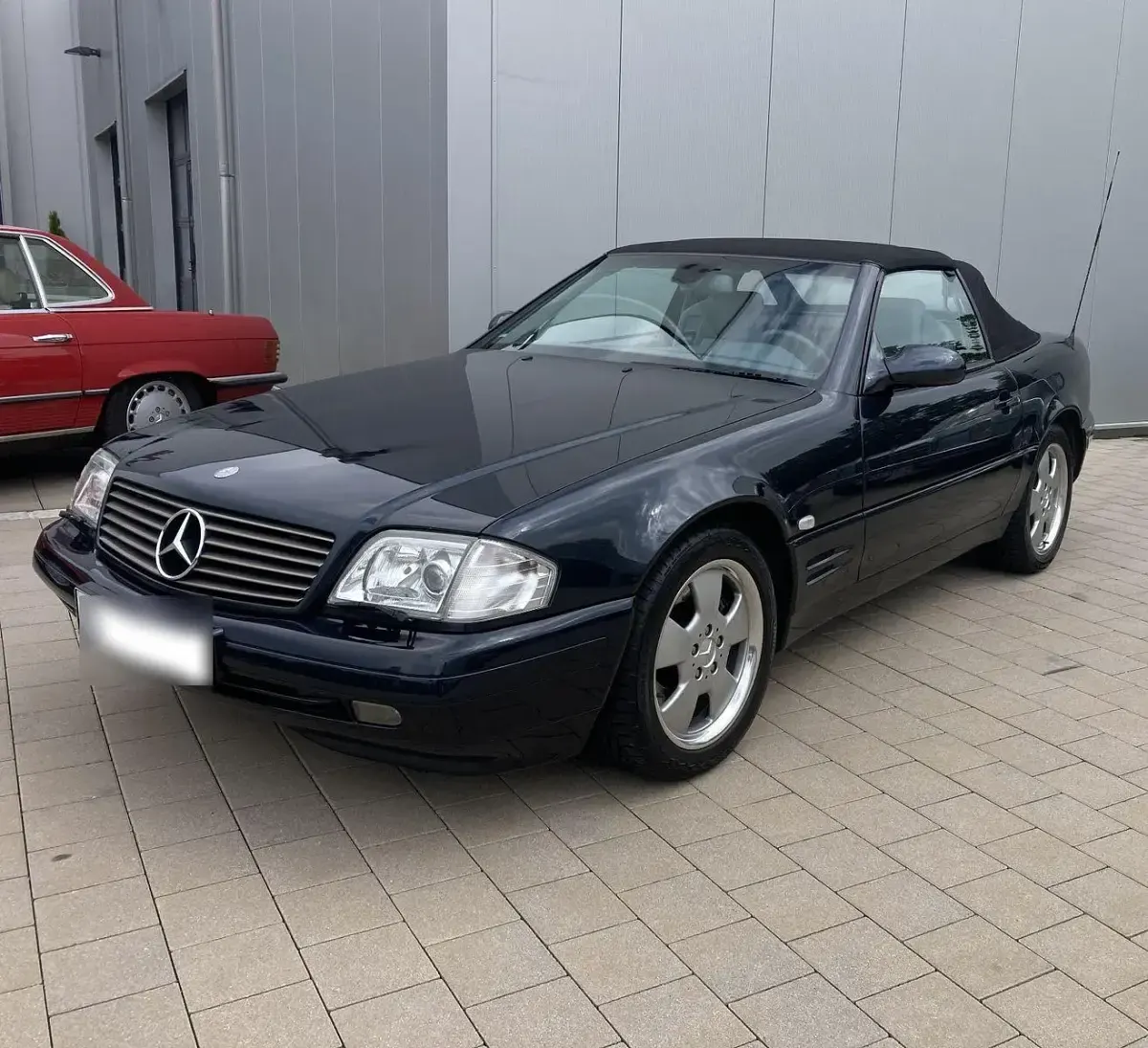 Gebraucht Mercedes SL320 224 PS (164 kW) 2000 Schwarz Cabrio