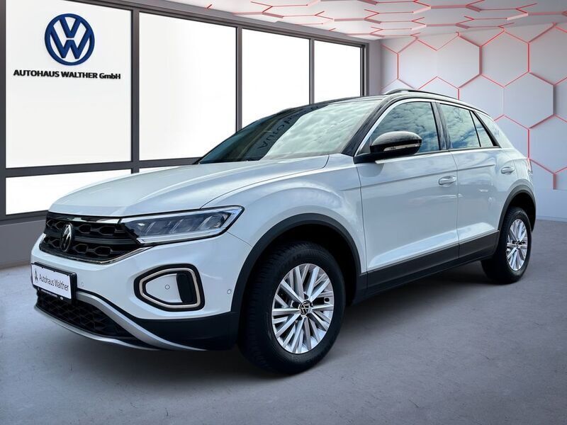 Pure white Gebraucht 2023 VW T-Roc Life SUV | 21.990 € (Guter Preis) - Bild 1/4