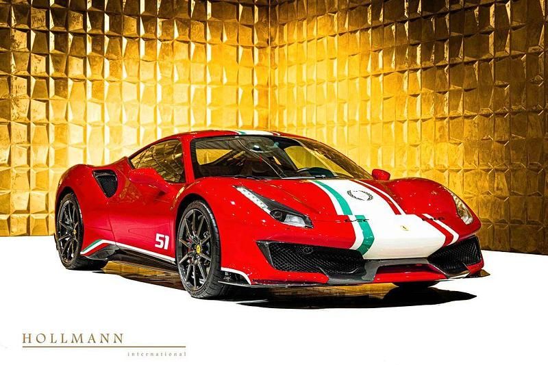 Rot Gebraucht 2020 Ferrari 488 Coupé | 888.888 € - Bild 1/4