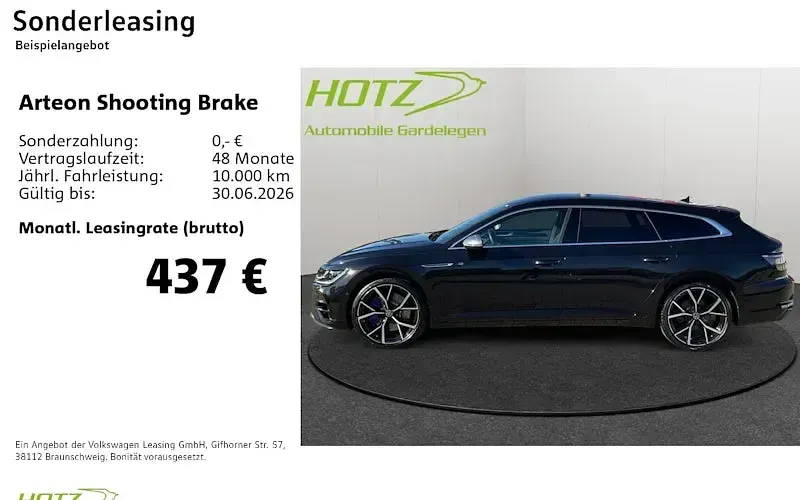 Brugt VW Arteon R 320 HK (235 kW) 2024 Sort Stationcar