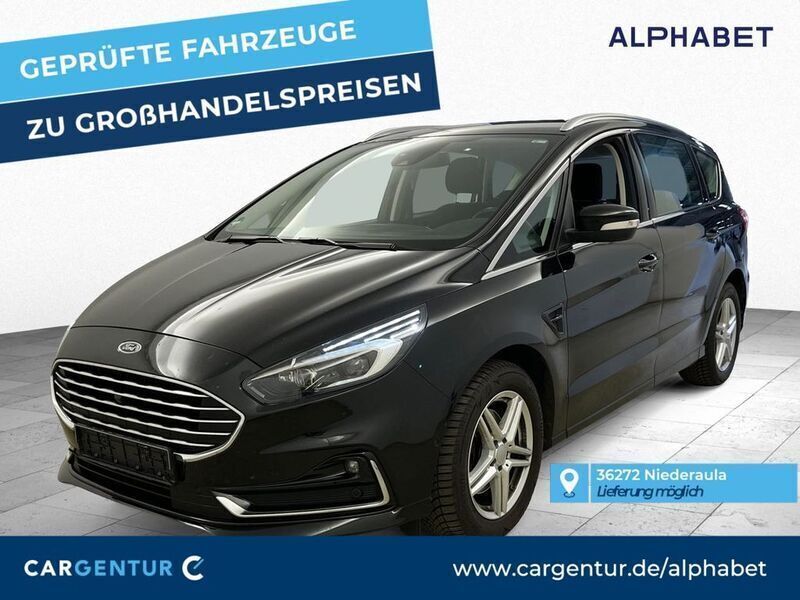 Obsidian schwarz Gebraucht 2022 Ford S-MAX Titanium Van / Kleinbus | 29.590 € (Fairer Preis) - Bild 1/2