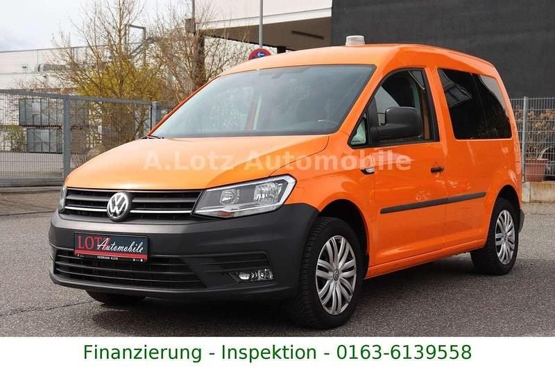 Second-hand VW Caddy 131 CP (96 kW) 2020 Portocaliu Monovolum