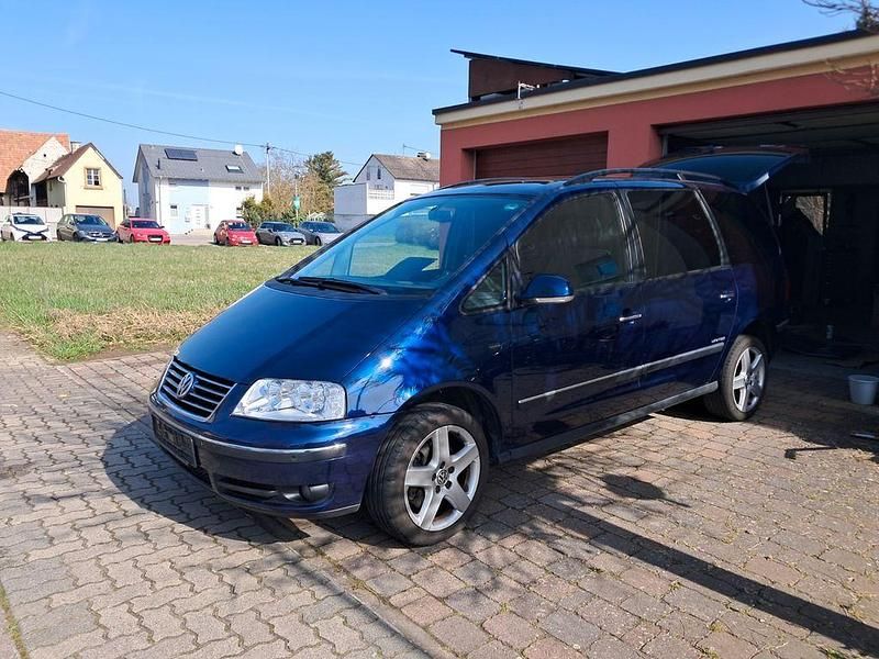 Gebraucht VW Sharan United 150 PS (110 kW) 2008 Blau Van / Kleinbus