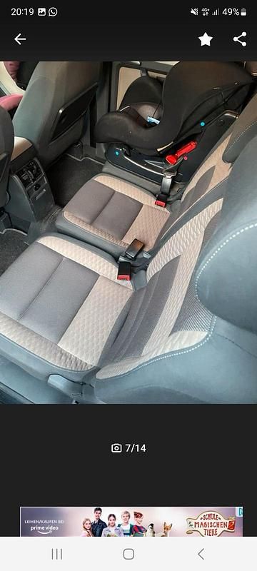 Gebraucht VW Touran Cross 140 PS (102 kW) 2008 Schwarz Van / Kleinbus