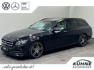 Schwarz, Gebraucht 2019 Mercedes E300 AMG line Kombi | 27.980 € (Fairer Preis) - Bild 1/4