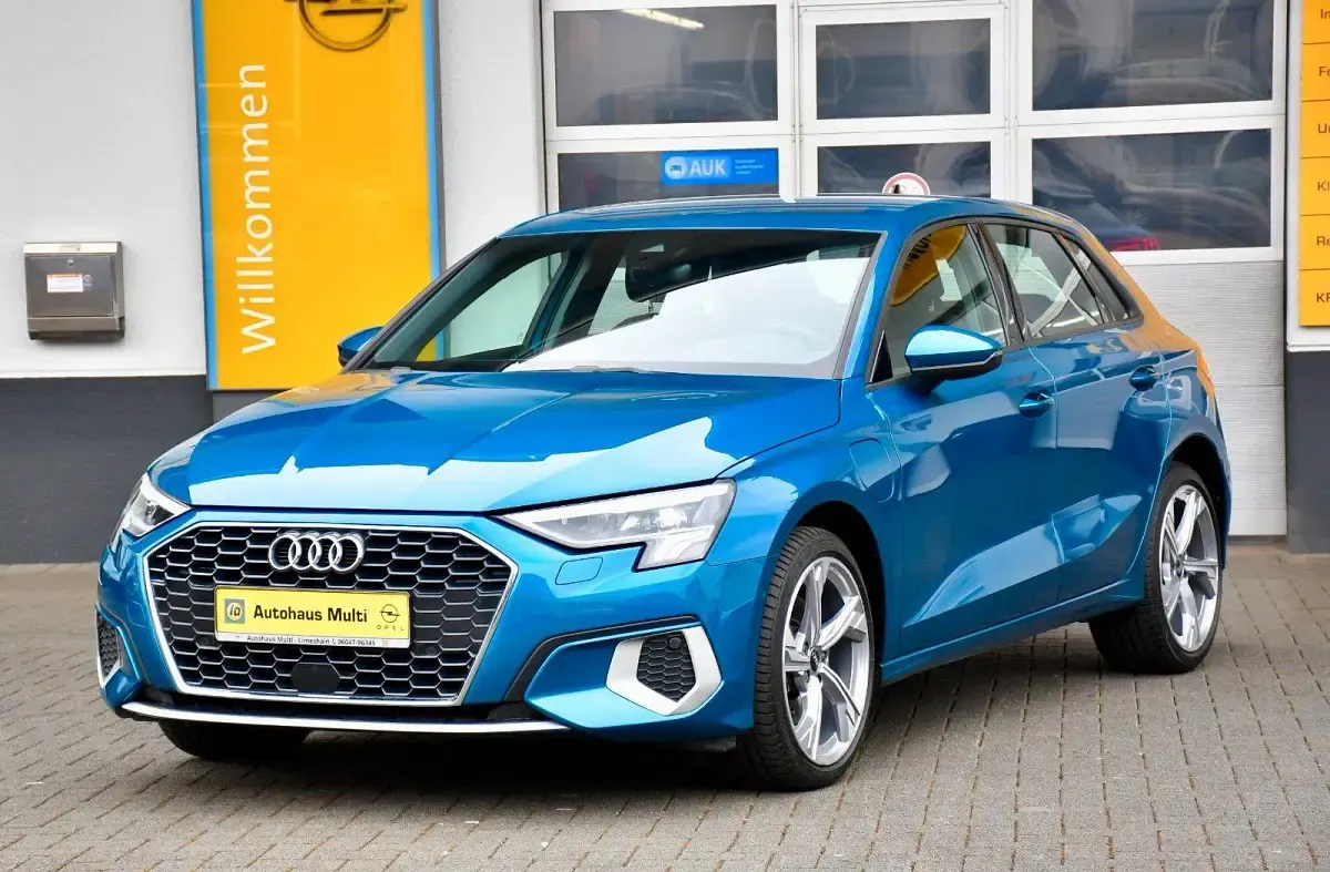 Brugt Audi A3 Advanced 150 HK (110 kW) 2021 Blå Sedan