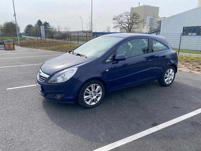 Gebraucht Opel Corsa 60 PS (44 kW) 2009 Blau Kleinwagen