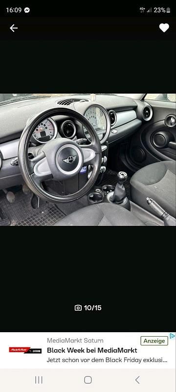 Silber Gebraucht 2008 Mini Cooper Kleinwagen | 2.300 € (Teuer) - Bild 1/4