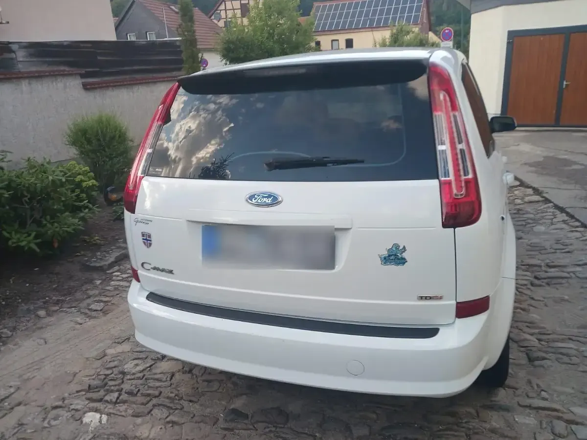 Gebraucht Ford C-MAX 90 PS (66 kW) 2009 Weiß Van / Kleinbus