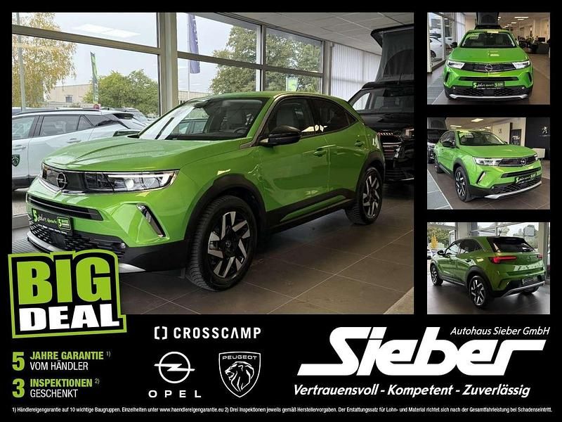Matcha green/ikone gruen Gebraucht 2022 Opel Mokka-e Elegance SUV | 16.790 € (Guter Preis) - Bild 1/4