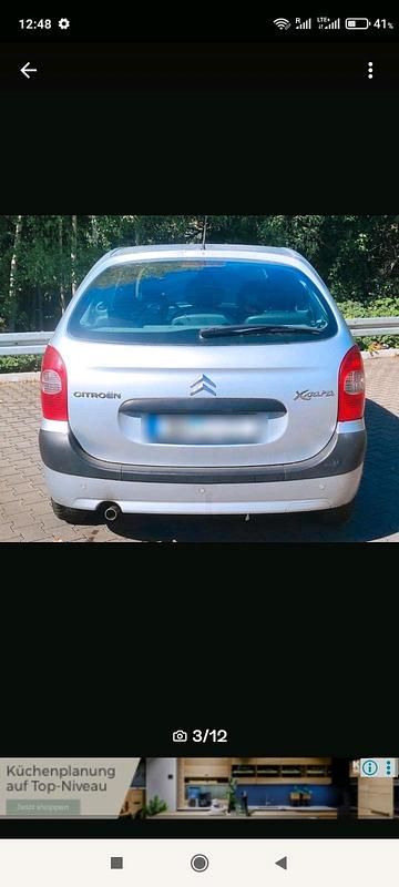 Gebraucht Citroën Xsara Picasso 116 PS (85 kW) 2005 Silber Van / Kleinbus