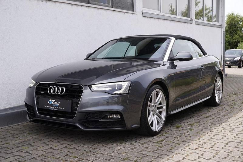 Grau Gebraucht 2016 Audi A5 Cabriolet S-Line Cabrio | 16.350 € (Guter Preis) - Bild 1/4