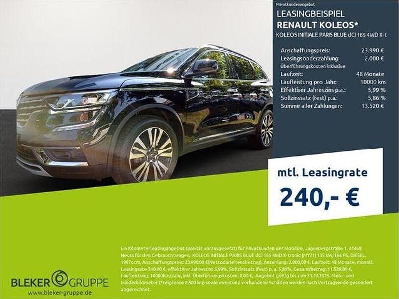 Gxa onyxschwarz (metallic) Gebraucht 2022 Renault Koleos Initiale Paris SUV | 23.990 € (Guter Preis) - Bild 1/3