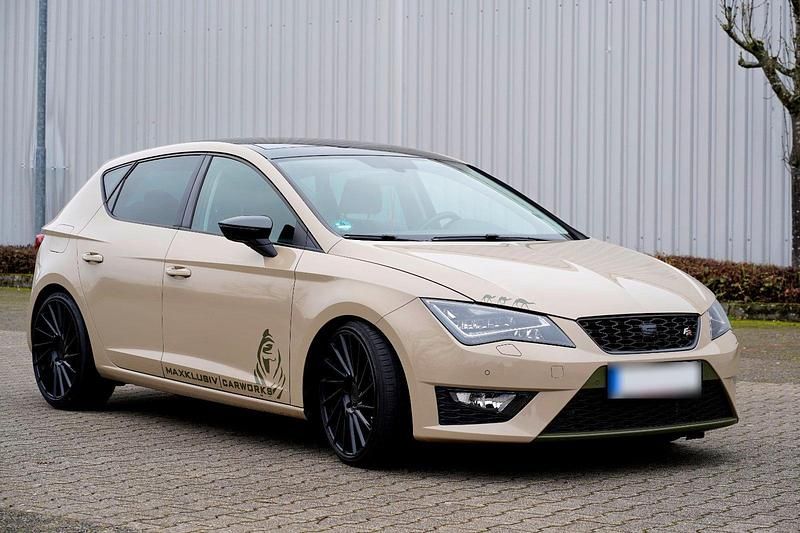 Brugt Seat Leon FR 184 HK (135 kW) 2016 Beige Hatchback