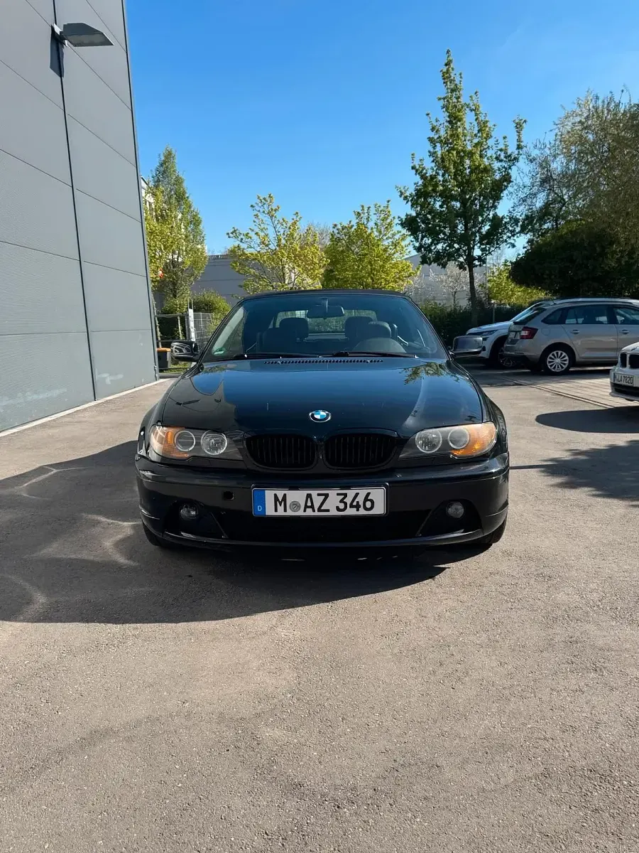 Gebraucht BMW 318 143 PS (105 kW) 2004 Schwarz Cabrio