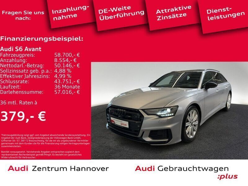 Gebraucht Audi S6 Ambiente 344 PS (253 kW) 2022 Florettsilber metallic Kombi