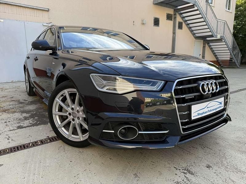 Mondscheinblau Gebraucht 2018 Audi A6 S-Line Kombi | 26.990 € (Superpreis) - Bild 1/4