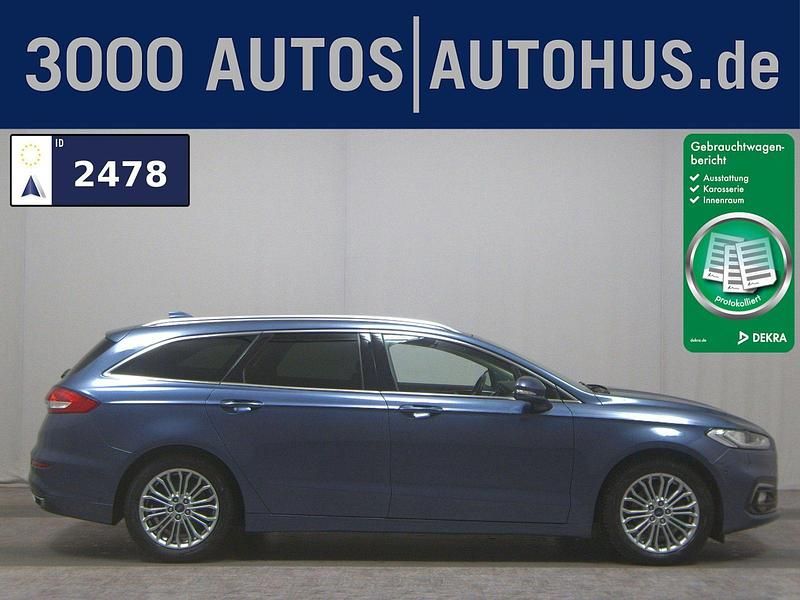 Blau Gebraucht 2020 Ford Mondeo Titanium Kombi | 12.980 € (Superpreis) - Bild 1/4