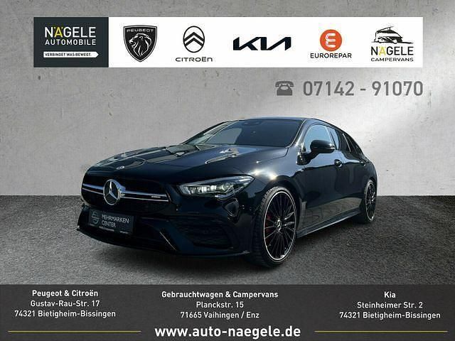 Black metallic Gebraucht 2021 Mercedes CLA35 AMG AMG Kombi | 39.300 € (Fairer Preis) - Bild 1/3