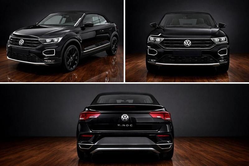 Gebraucht VW T-Roc Cabriolet 150 PS (110 kW) 2021 Schwarz Cabrio