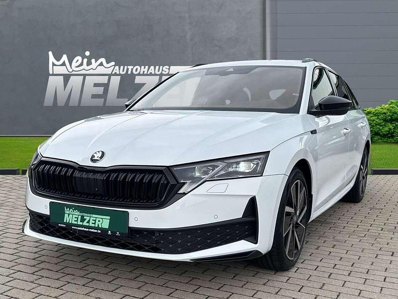Moonweiß Neu 2025 Skoda Octavia SportLine Kombi | 47.680 € - Bild 1/4